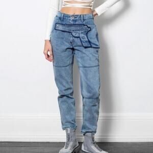 NWOT Manier De Voir High Waisted “Pistol” Jeans